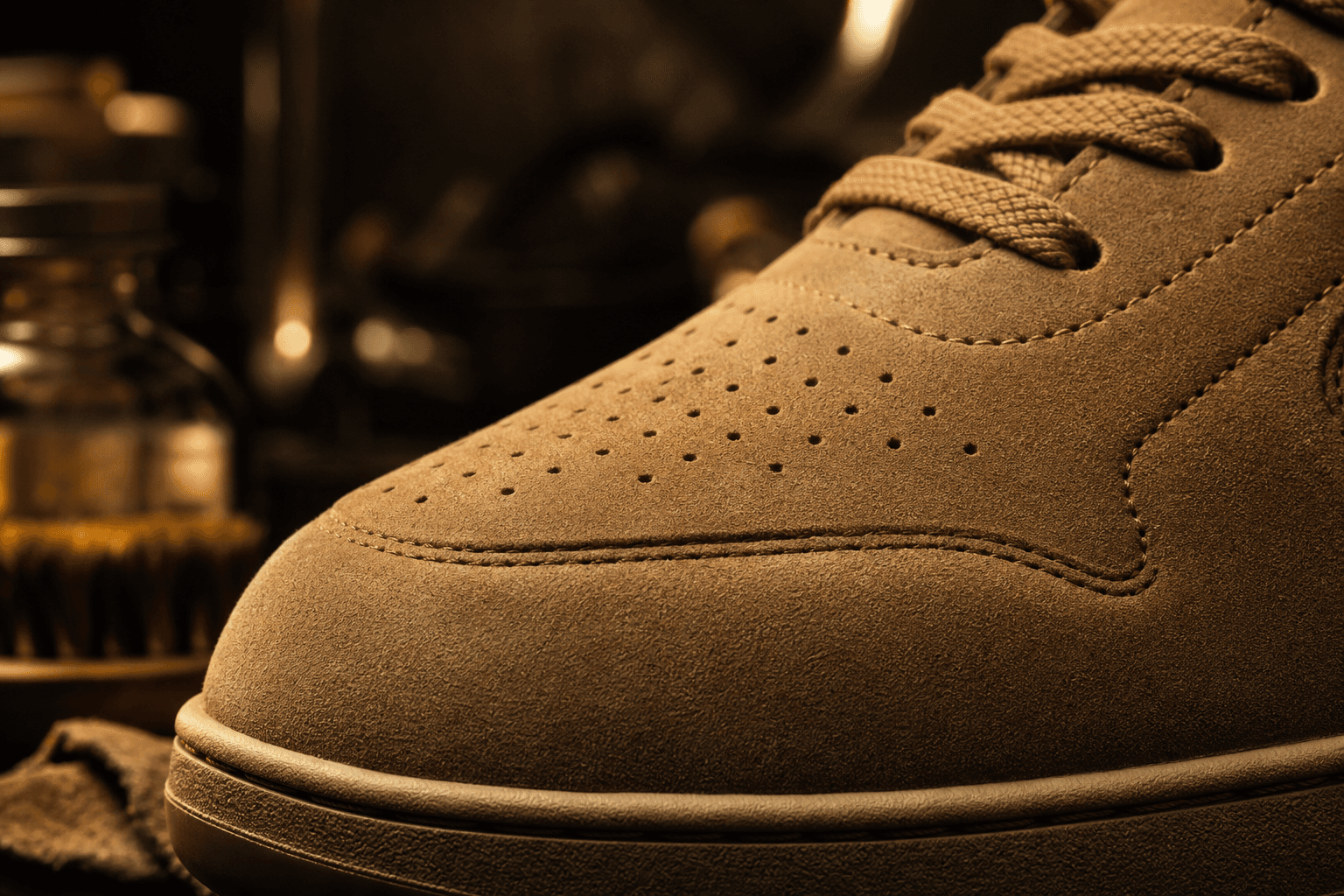 Nubuck shoe and bag care by Save Our Shoes Dubai